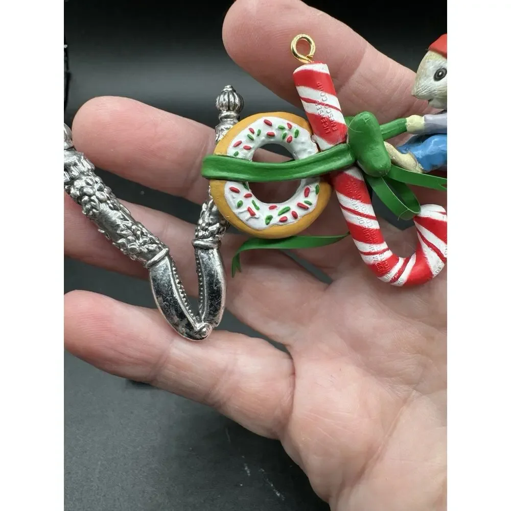 1991 ENESCO Christmas Ornament Tie-Dings Of Joy 3rd Collectors Proof Edition S1J